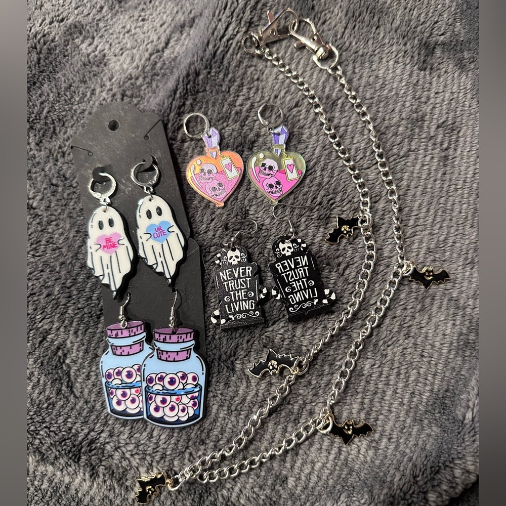 Spooky jewelry bundle